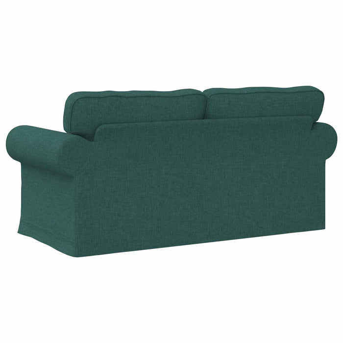Divano Verde Scuro 215 x 82 x 80 cm Metallo 42024309