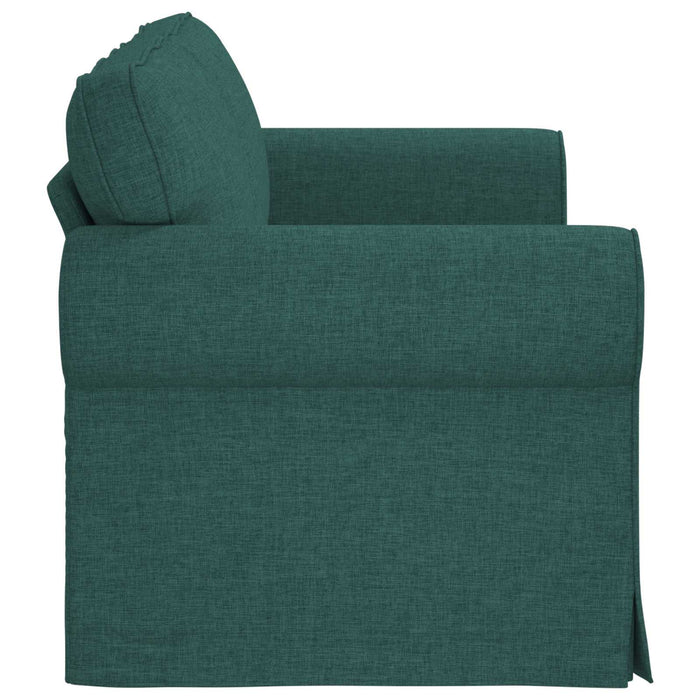 Divano Verde Scuro 215 x 82 x 80 cm Metallo 42024309