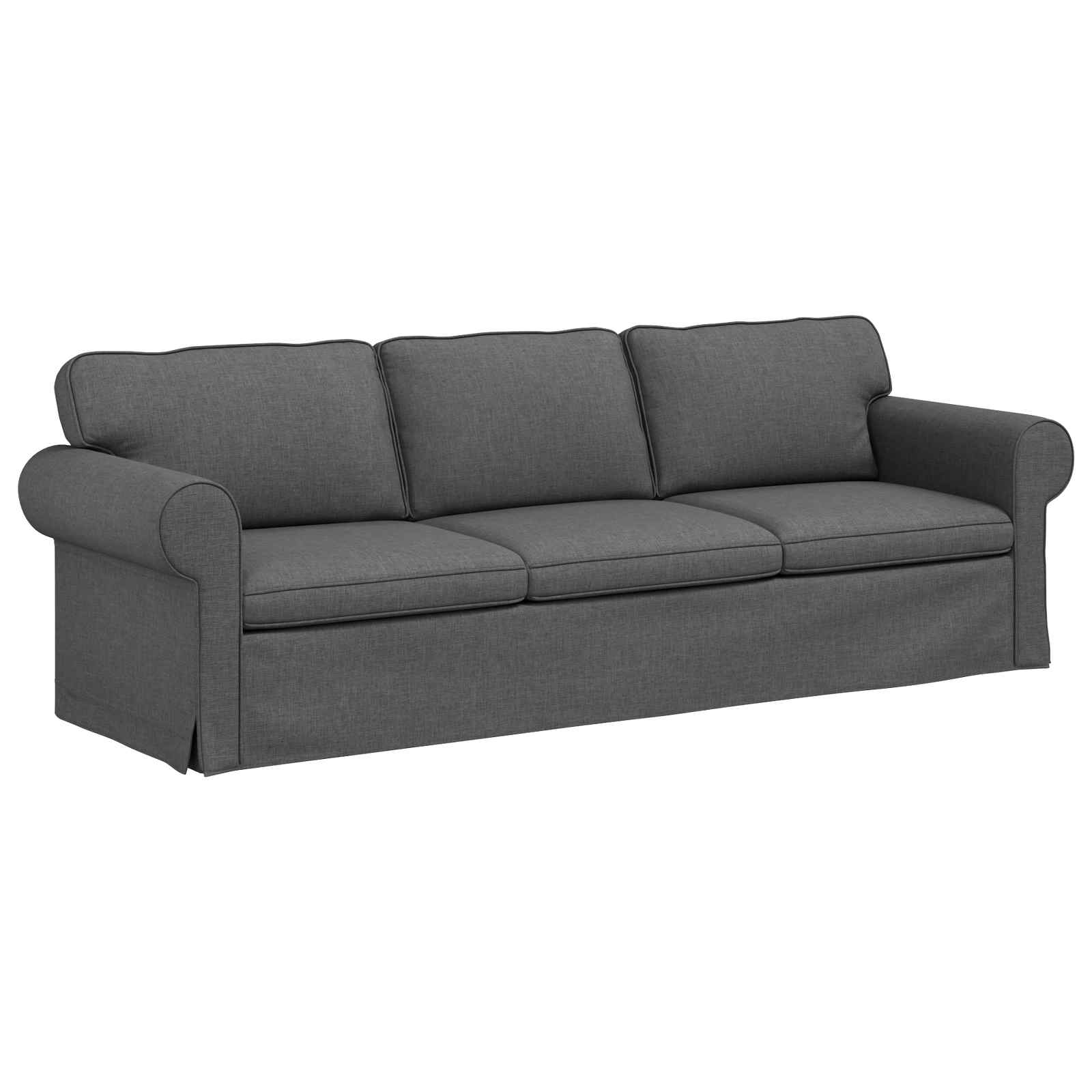 Divano Grigio scuro 215 x 82 x 80 cm Metallo 42024321