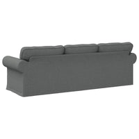 Divano Grigio scuro 215 x 82 x 80 cm Metallo 42024321