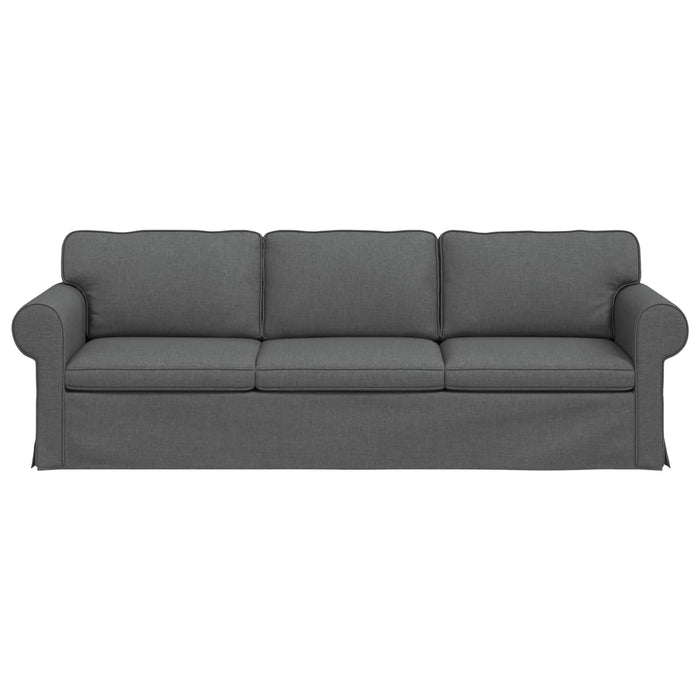 Divano Grigio scuro 215 x 82 x 80 cm Metallo 42024321