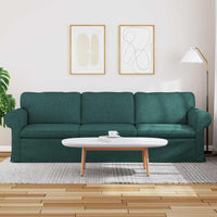 Divano Verde Scuro 215 x 82 x 80 cm Metallo 42024323