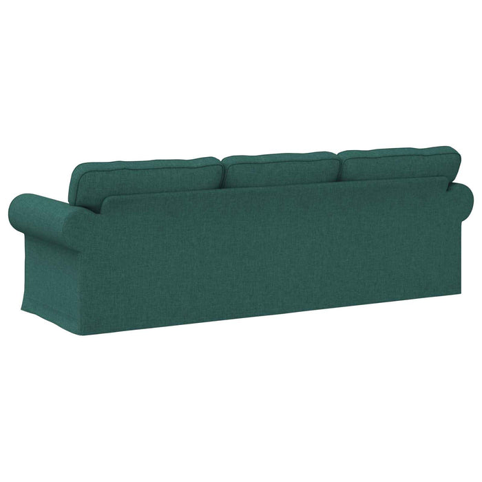 Divano Verde Scuro 215 x 82 x 80 cm Metallo 42024323