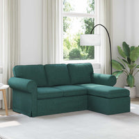 Divano Verde Scuro 215 x 138 x 80 cm Metallo 42024330