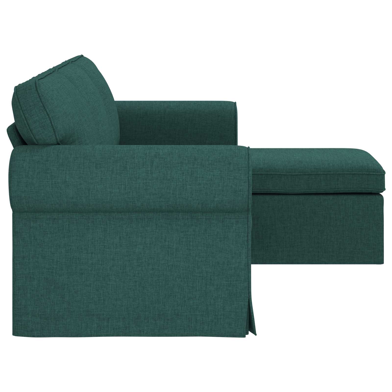Divano Verde Scuro 215 x 138 x 80 cm Metallo 42024330