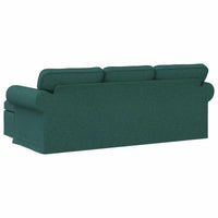 Divano Verde Scuro 215 x 138 x 80 cm Metallo 42024337