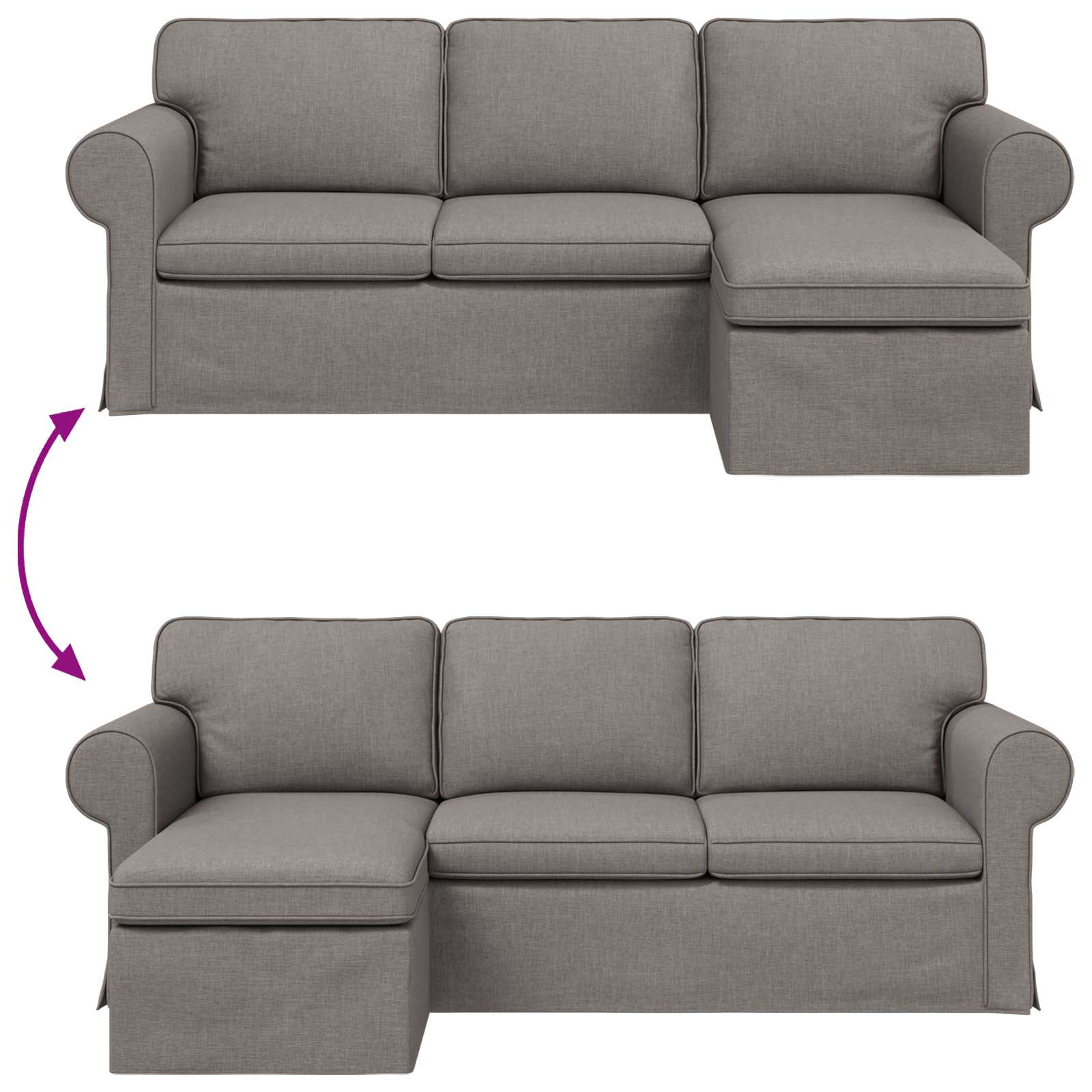 Divano Talpa 215 x 138 x 80 cm Metallo 42024338