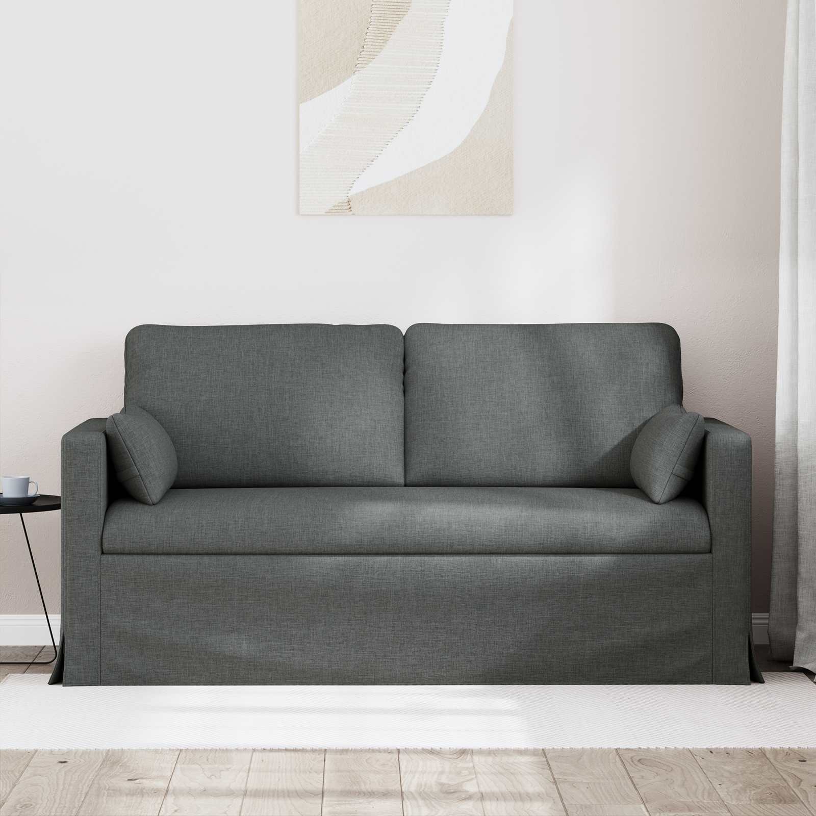 Divano Grigio scuro 159 x 78 x 80 cm Metallo 42024363
