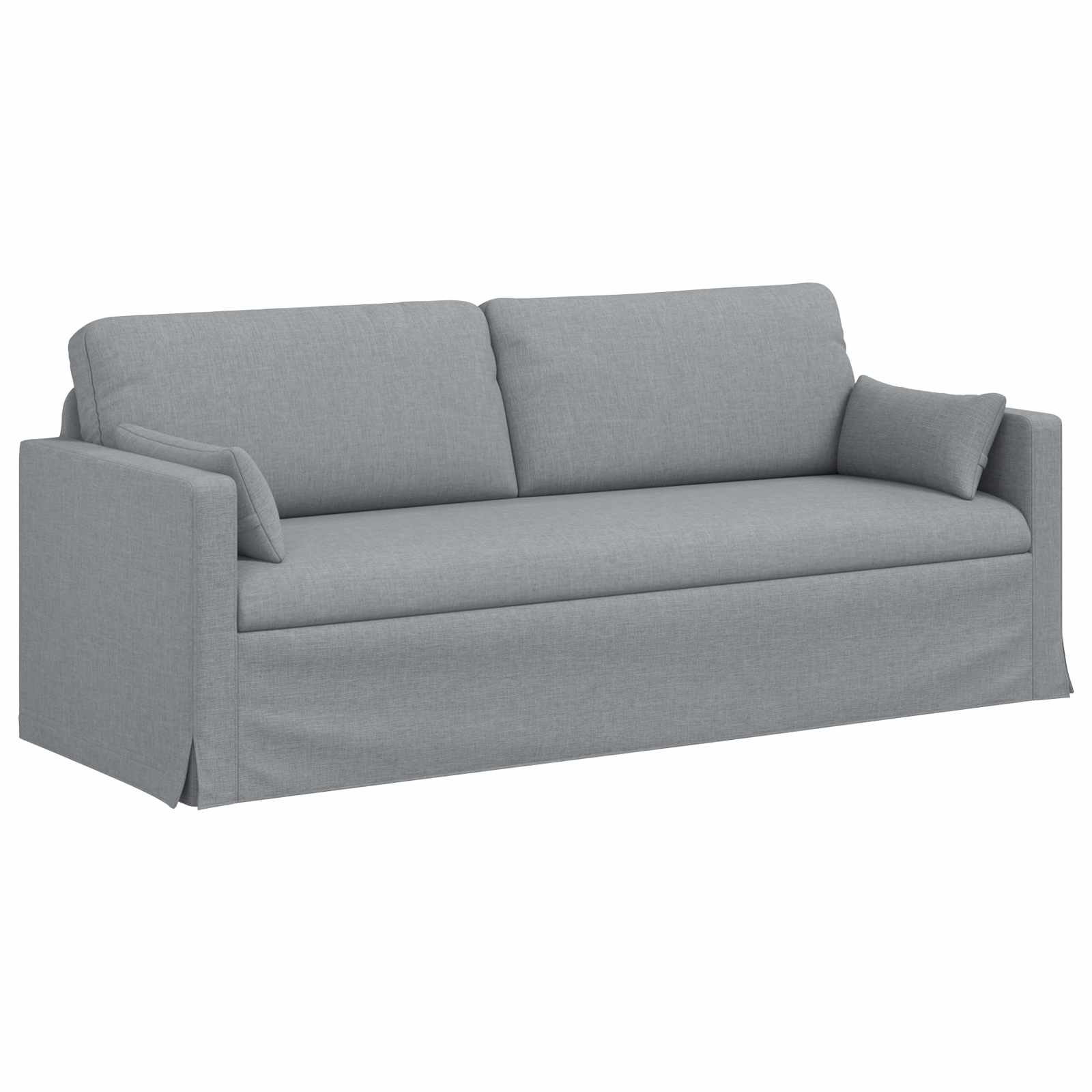 Divano Grigio chiaro 198 x 78 x 80 cm Metallo 42024369