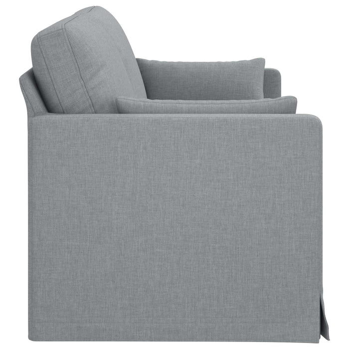 Divano Grigio chiaro 198 x 78 x 80 cm Metallo 42024369
