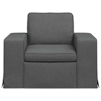 Divano Grigio scuro 102 x 80 x 82 cm Metallo 42024377