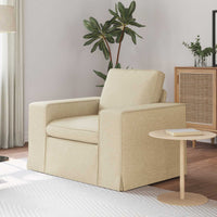 Divano Crema 102 x 80 x 82 cm Metallo 42024381