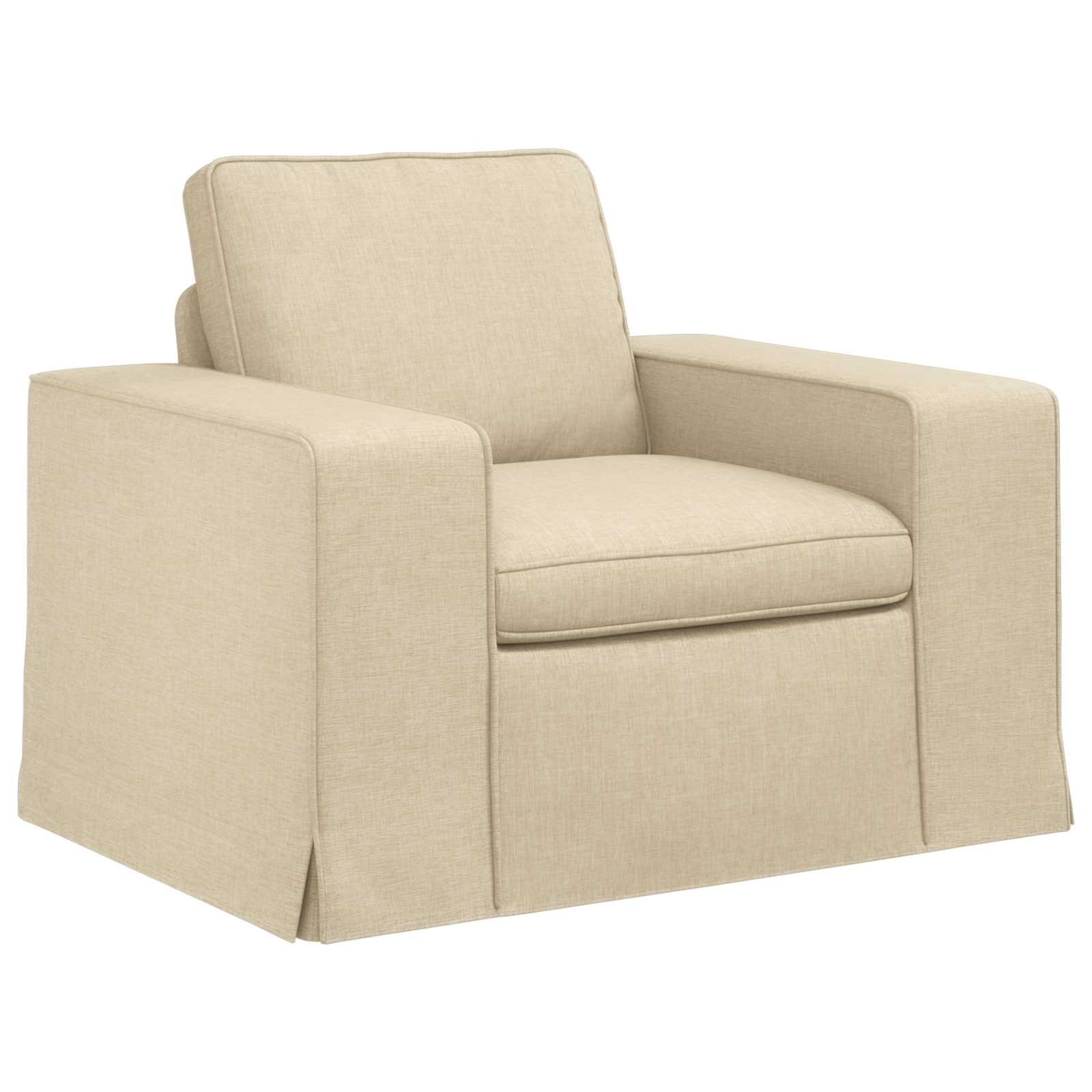 Divano Crema 102 x 80 x 82 cm Metallo 42024381