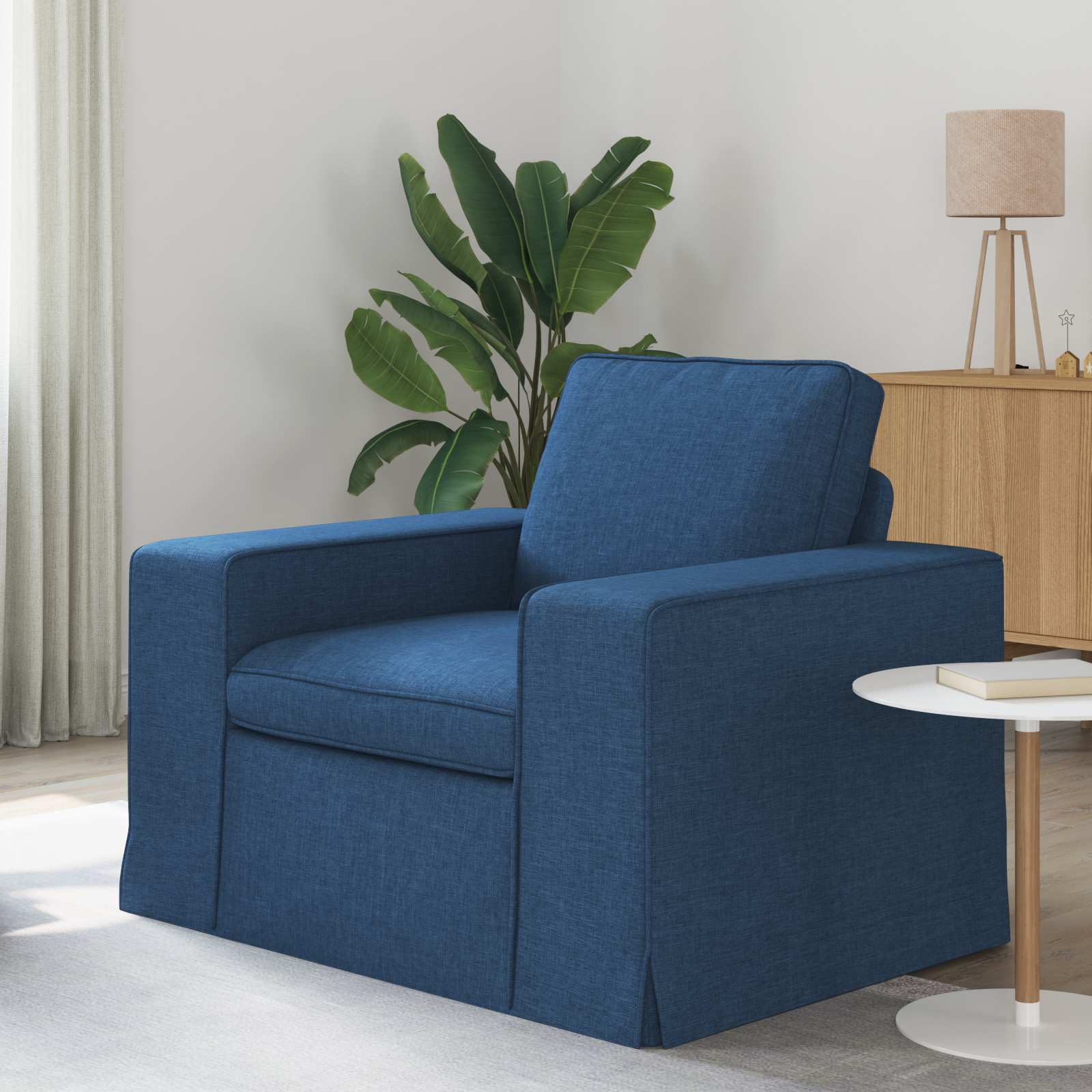 Divano Blu 103 x 80 x 82 cm Tessuto