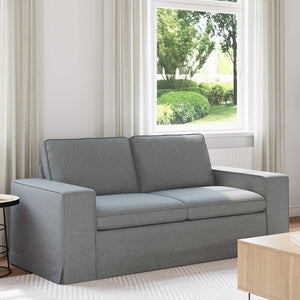 Divano Grigio chiaro 182 x 80 x 82 cm Metallo 42024390
