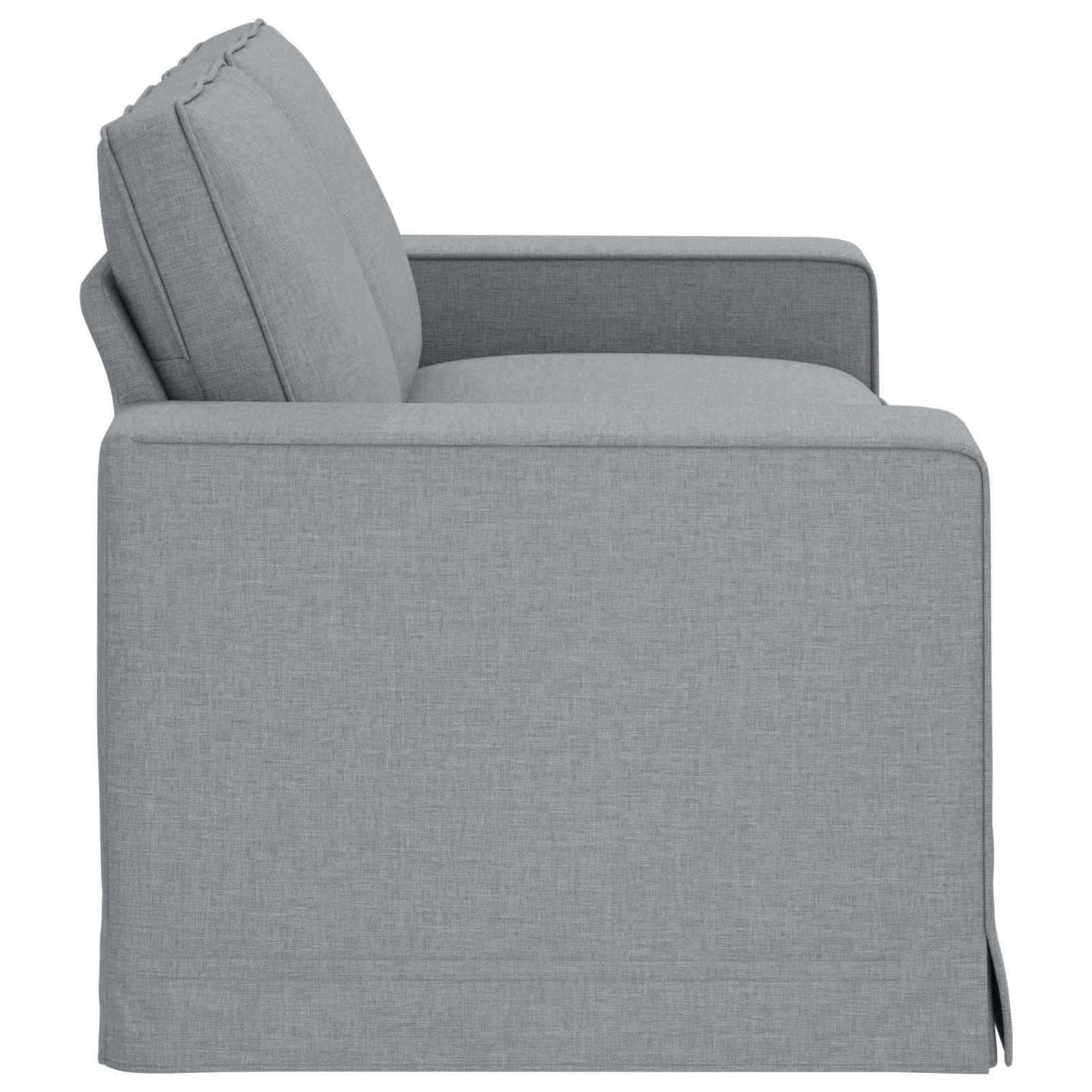 Divano Grigio chiaro 182 x 80 x 82 cm Metallo 42024390