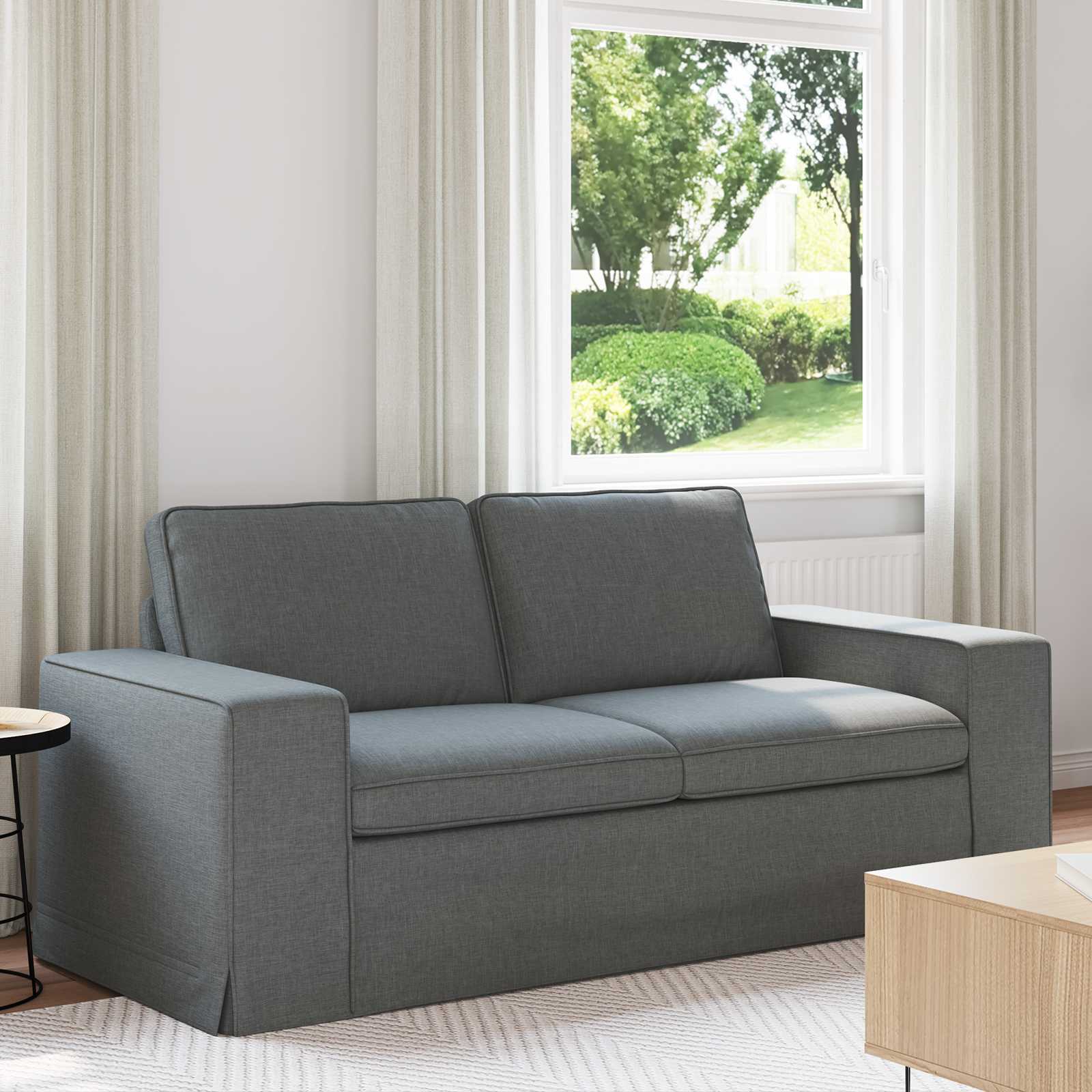 Divano Grigio scuro 182 x 80 x 82 cm Metallo 42024391