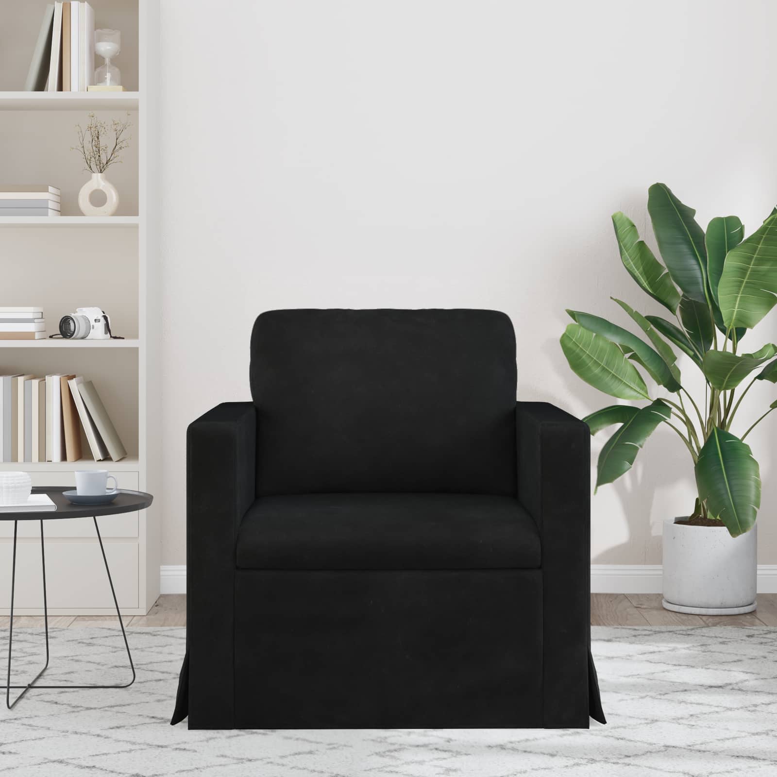 Divano Nero Dimensioni complessive: 78 x 78 x 80 cm (L x P x A) 42024410