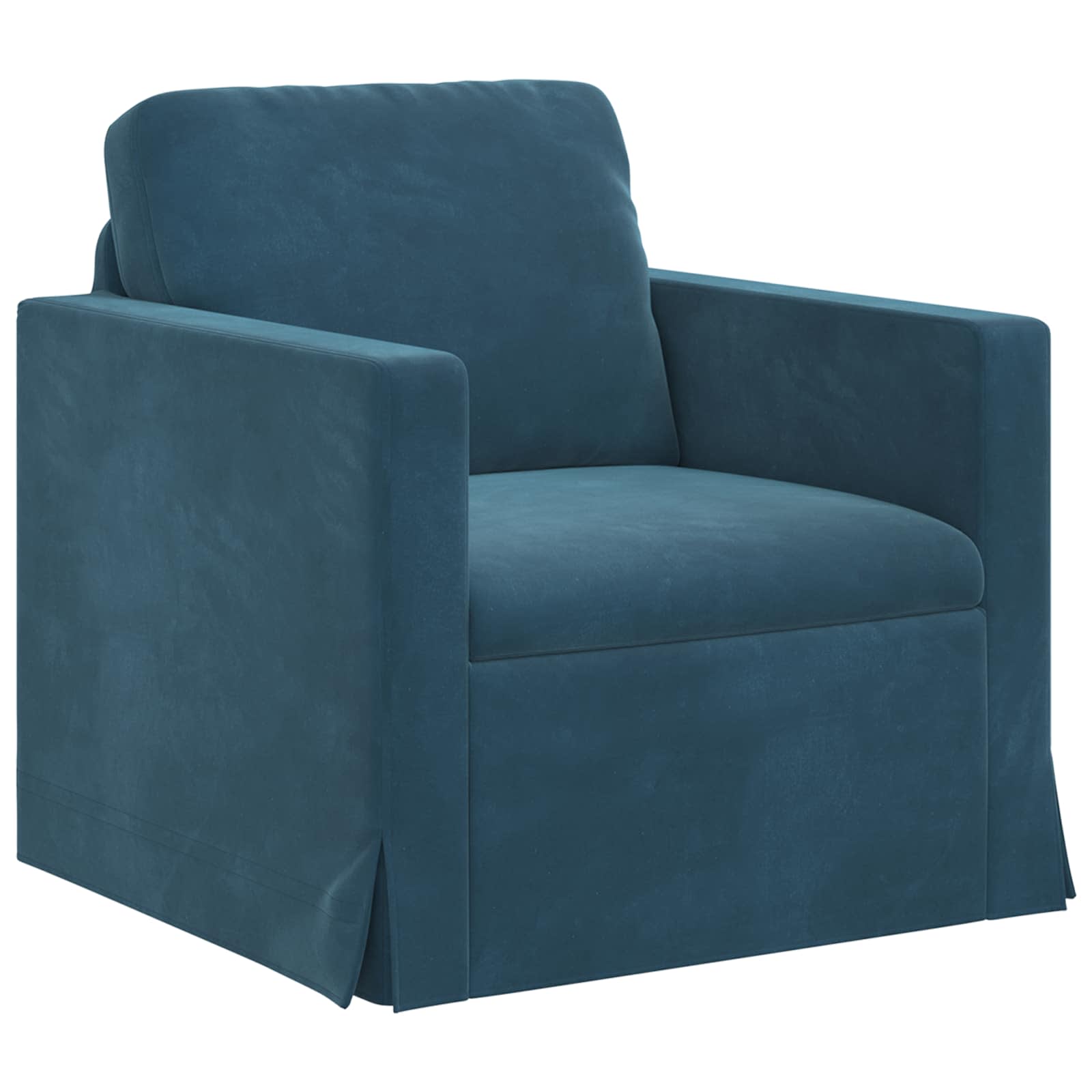 Divano Blu 78 x 78 x 80 cm Velluto