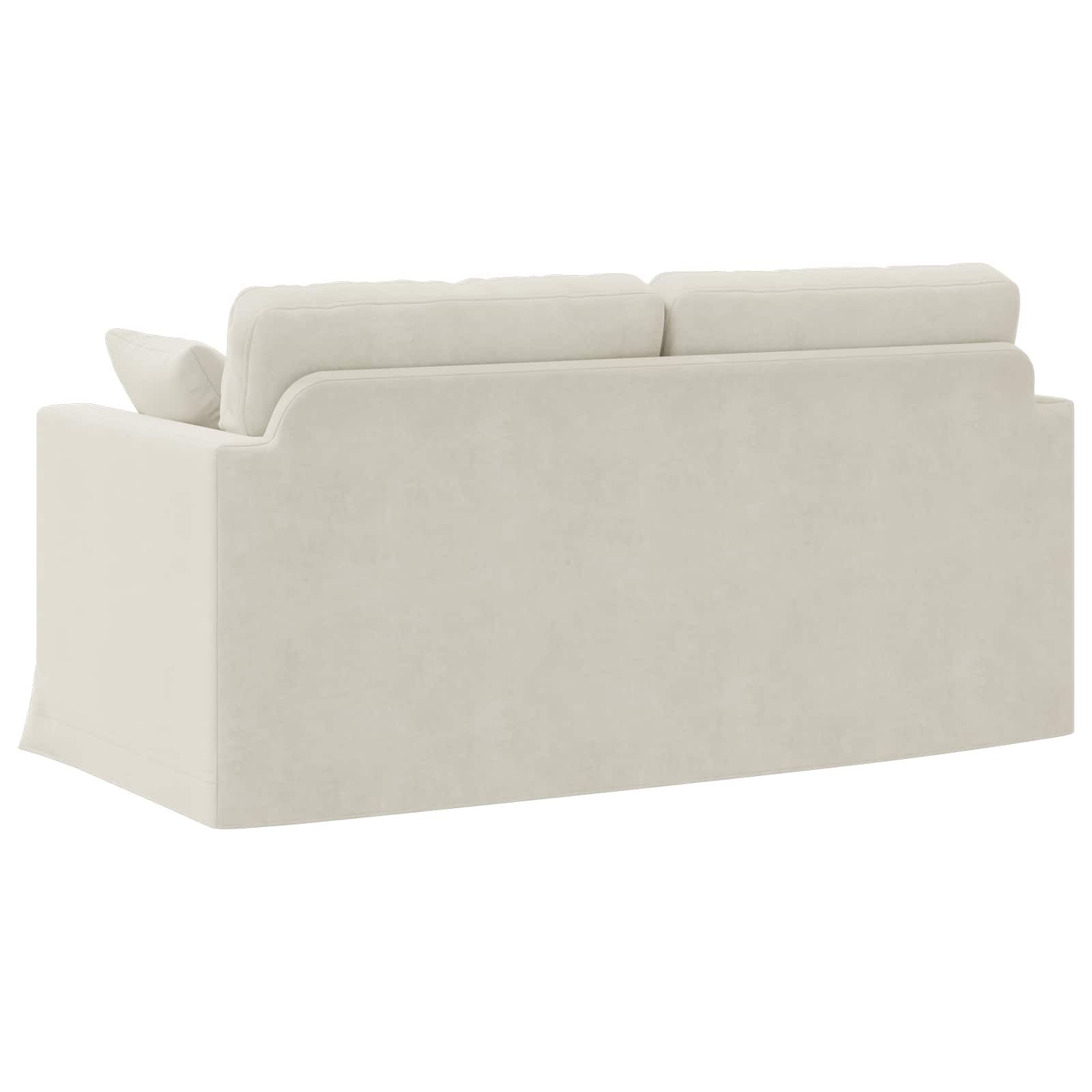 Divano Crema 158 x 78 x 80 cm Velluto 42024429