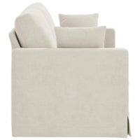 Divano Crema 158 x 78 x 80 cm Velluto 42024429