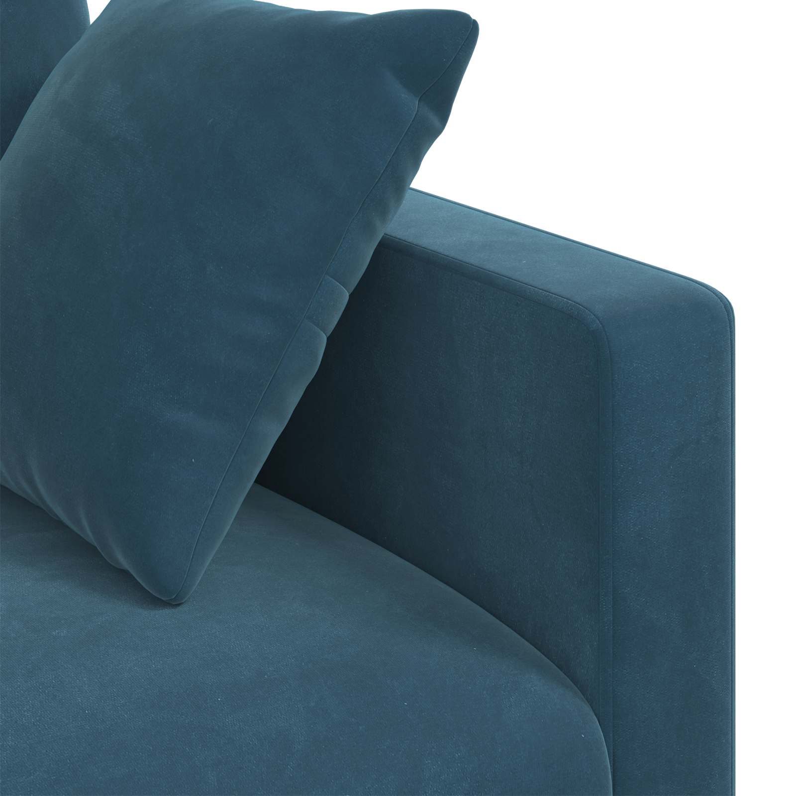 Divano Blu 158 x 78 x 80 cm Velluto 42024430