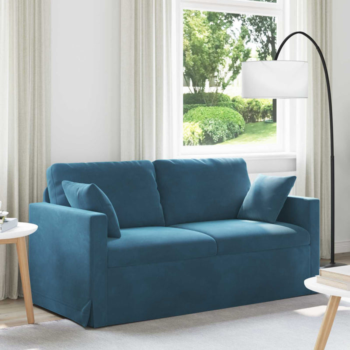 Divano Blu 158 x 78 x 80 cm Velluto 42024430