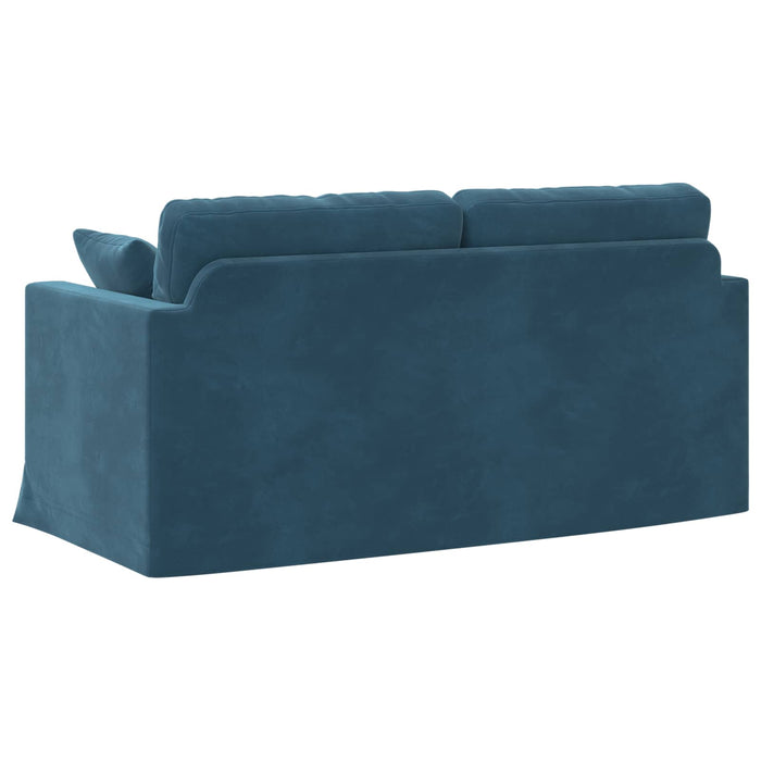 Divano Blu 158 x 78 x 80 cm Velluto 42024430