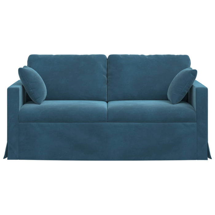 Divano Blu 158 x 78 x 80 cm Velluto 42024430