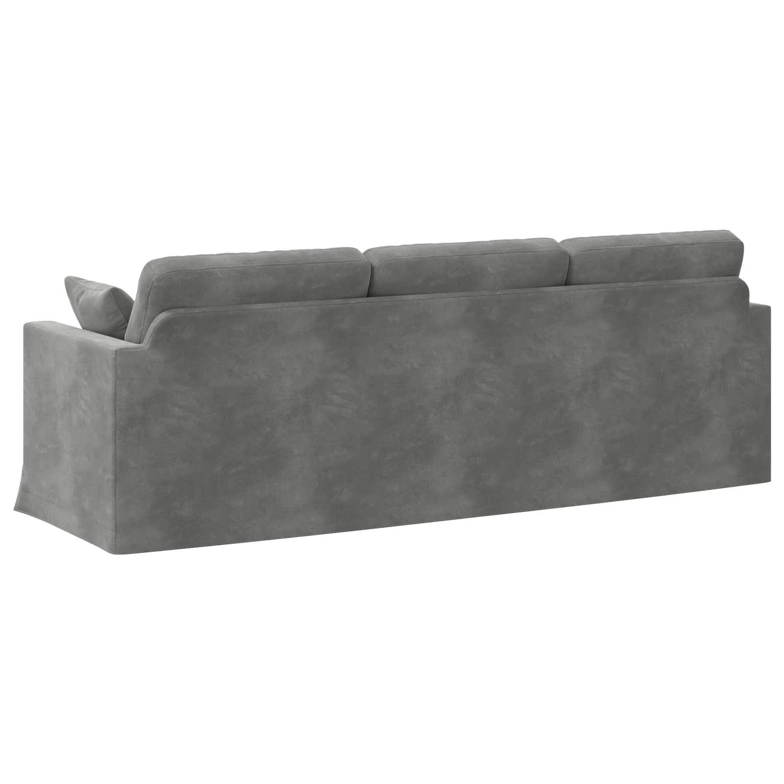 Divano Grigio scuro 228 x 78 x 80 cm Velluto 42024441