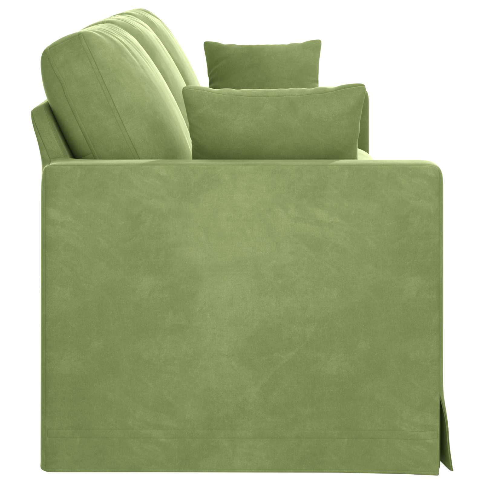 Divano Verde chiaro 228 x 78 x 80 cm Velluto 42024443