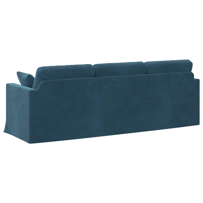 Divano Blu 228 x 78 x 80 cm Velluto 42024448