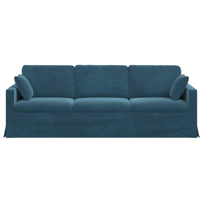 Divano Blu 228 x 78 x 80 cm Velluto 42024448