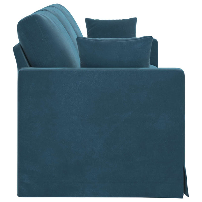 Divano Blu 228 x 78 x 80 cm Velluto 42024448