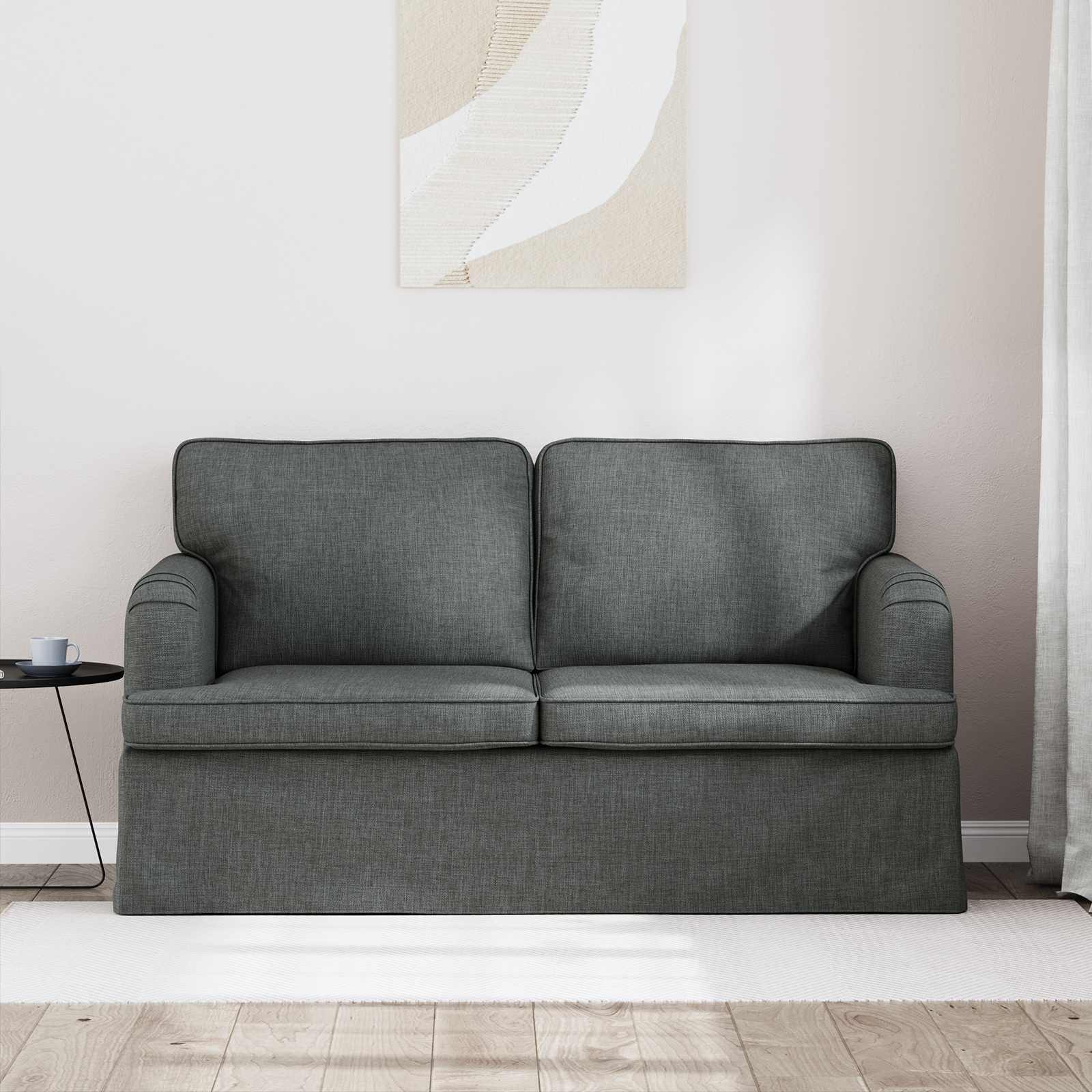 Divano Grigio scuro 142 x 80 x 85 cm Metallo 42024484