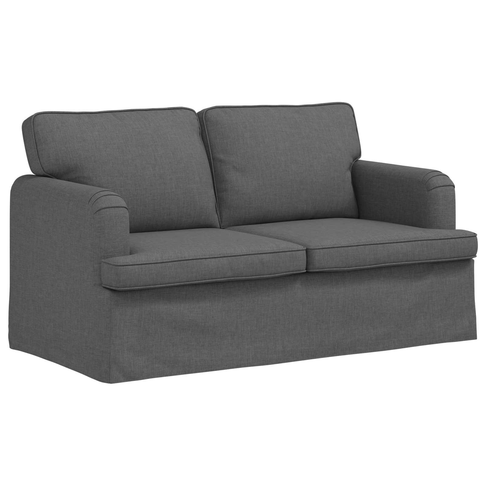 Divano Grigio scuro 142 x 80 x 85 cm Metallo 42024484