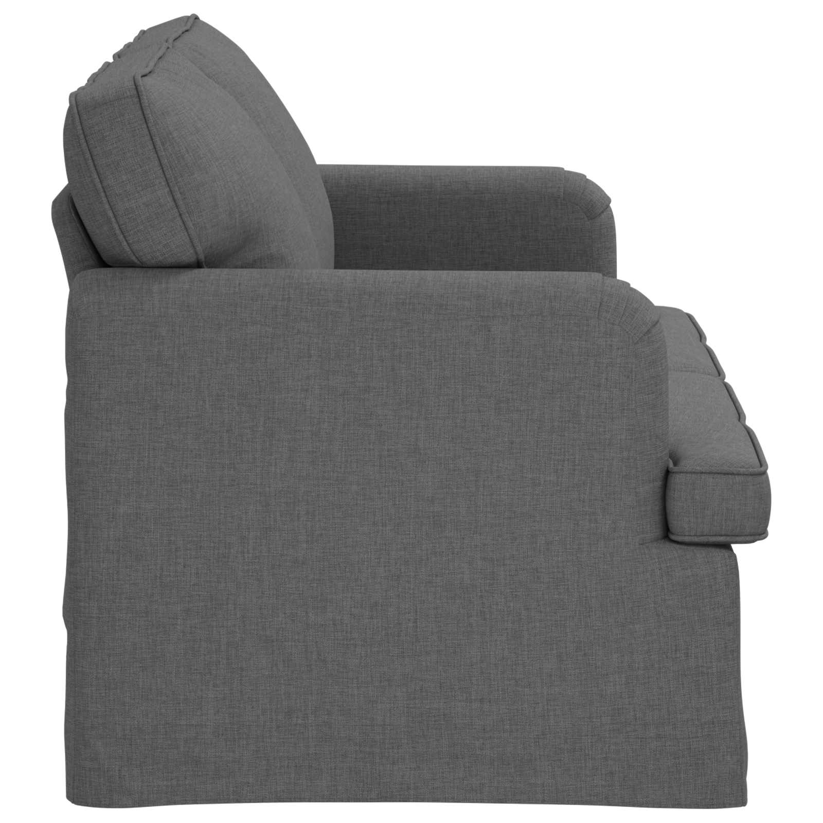 Divano Grigio scuro 142 x 80 x 85 cm Metallo 42024484