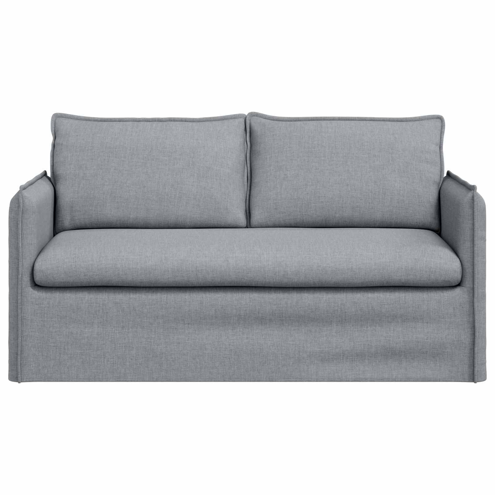 Divano Grigio chiaro 195 x 82 x 85 cm Metallo 42024518