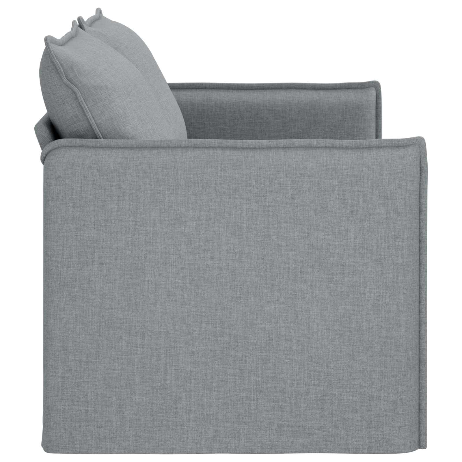 Divano Grigio chiaro 195 x 82 x 85 cm Metallo 42024518