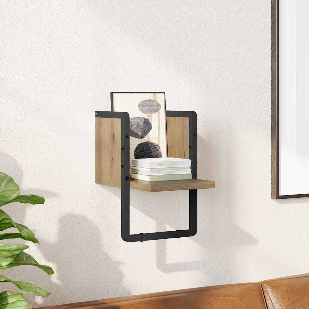 Scaffale da parete Rovere Artigianale 20 x 25 x 30 cm 893635
