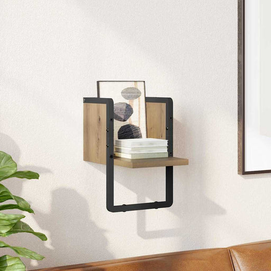 Scaffale da parete Rovere Artigianale 20 x 25 x 30 cm 893635