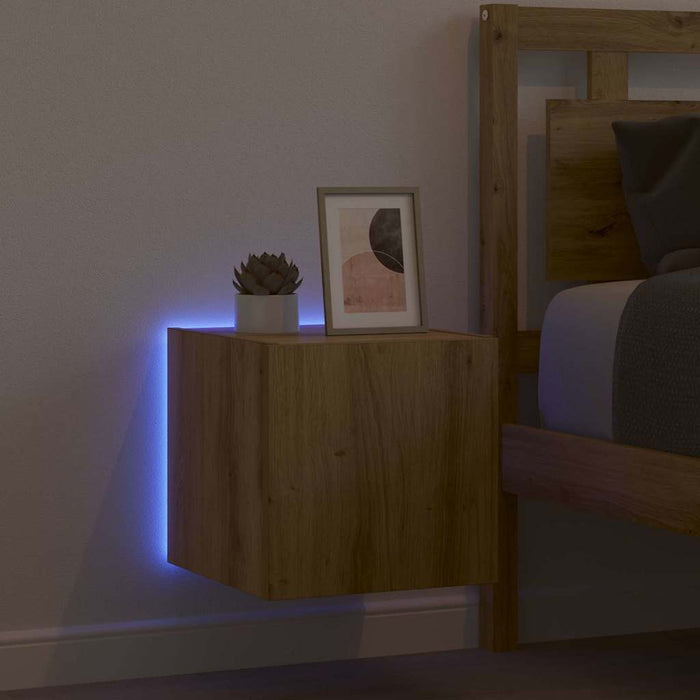 Mobile TV da parete Rovere Artigianale 30,5 x 35 x 30 cm 893638