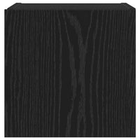 Mobile TV da parete Rovere Nero 30,5 x 35 x 30 cm 893639