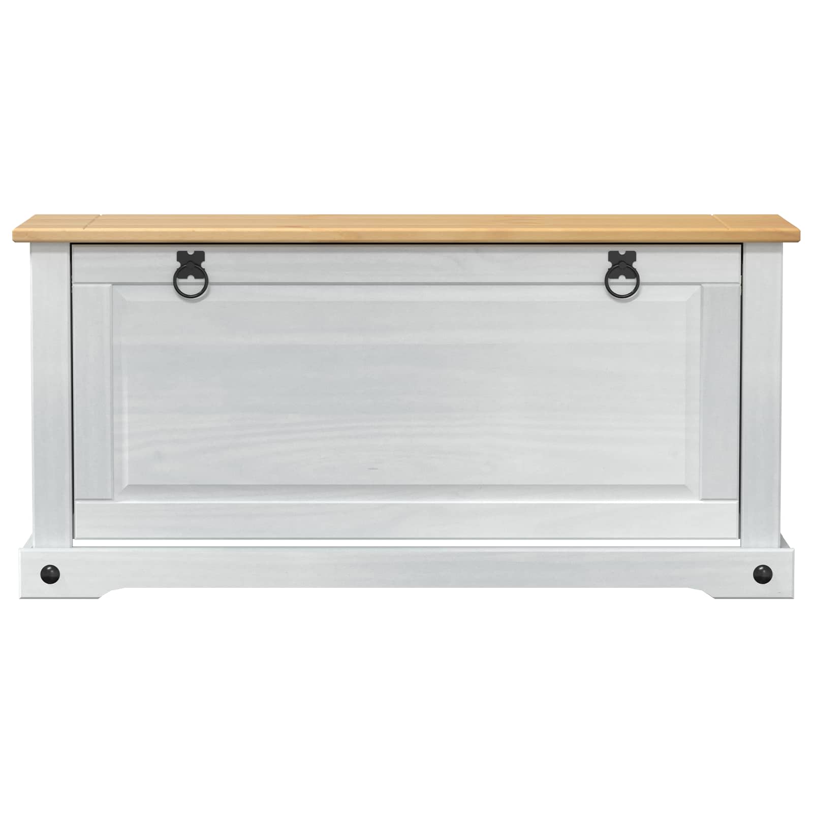 Mobile per scarpe Corona Bianco 99 x 32 x 49 cm Pino massello 42024952