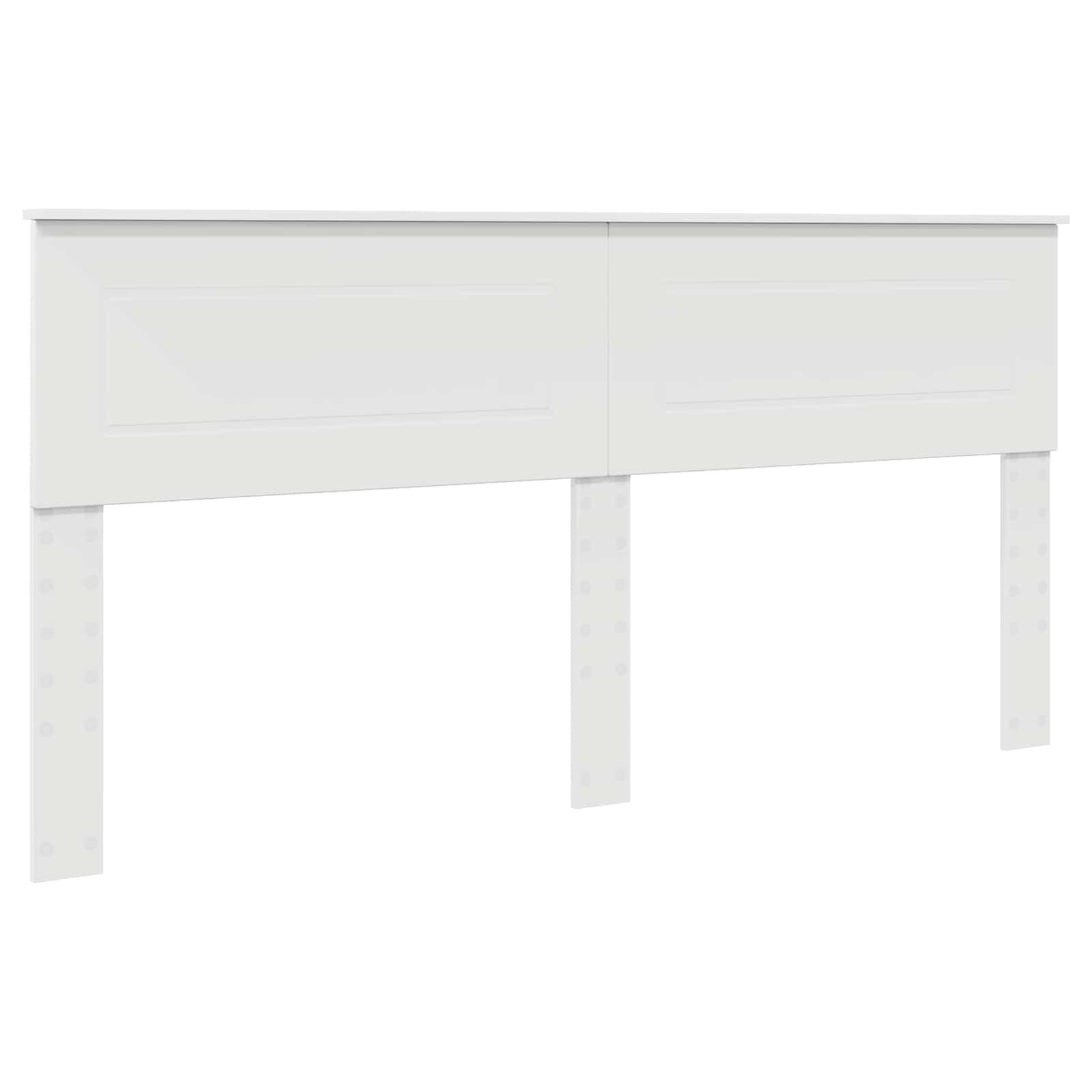 Struttura del letto Bianco 200 x 200 cm Legno multistrato 3407832