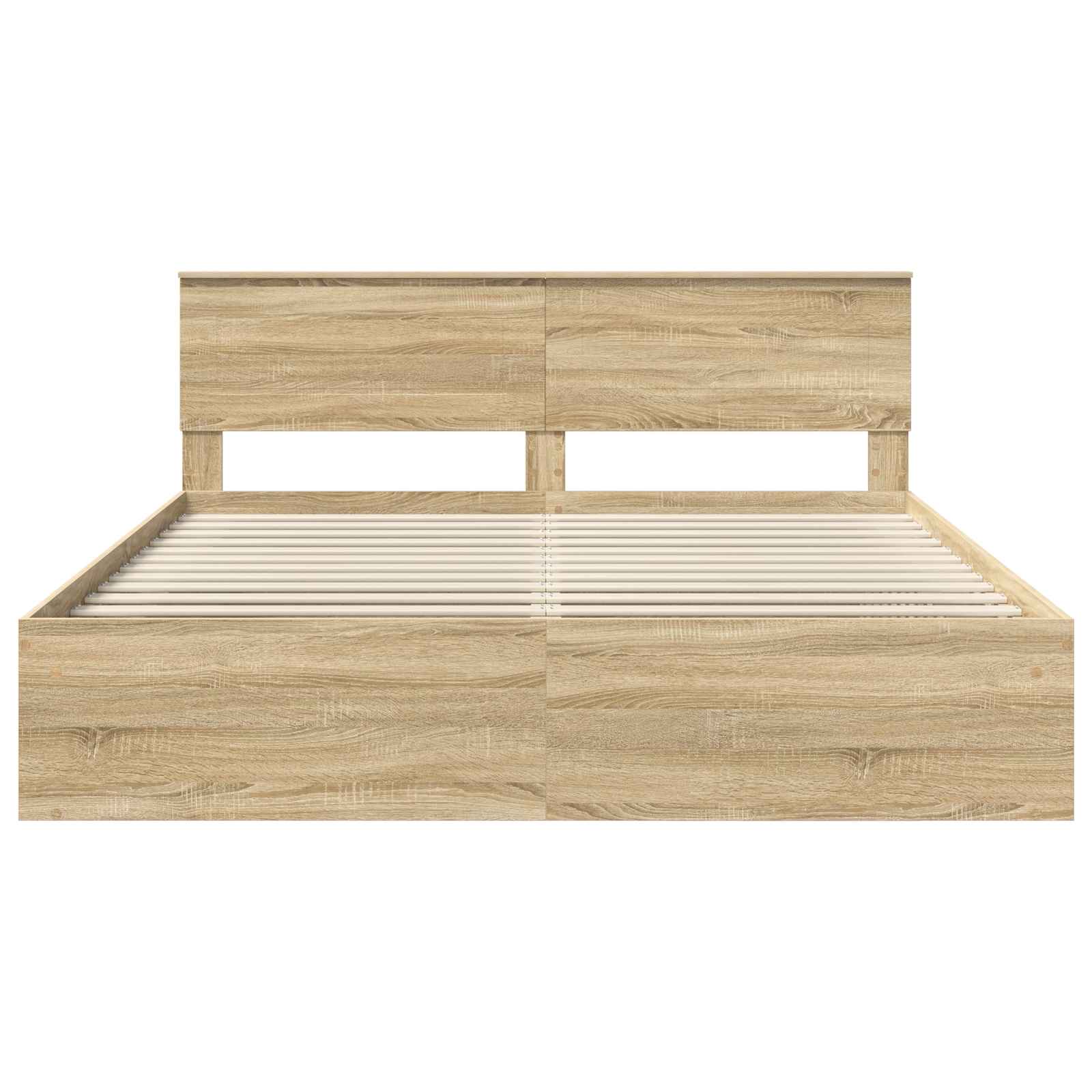 Struttura del letto Sonoma 200 x 200 cm Legno multistrato 3407834