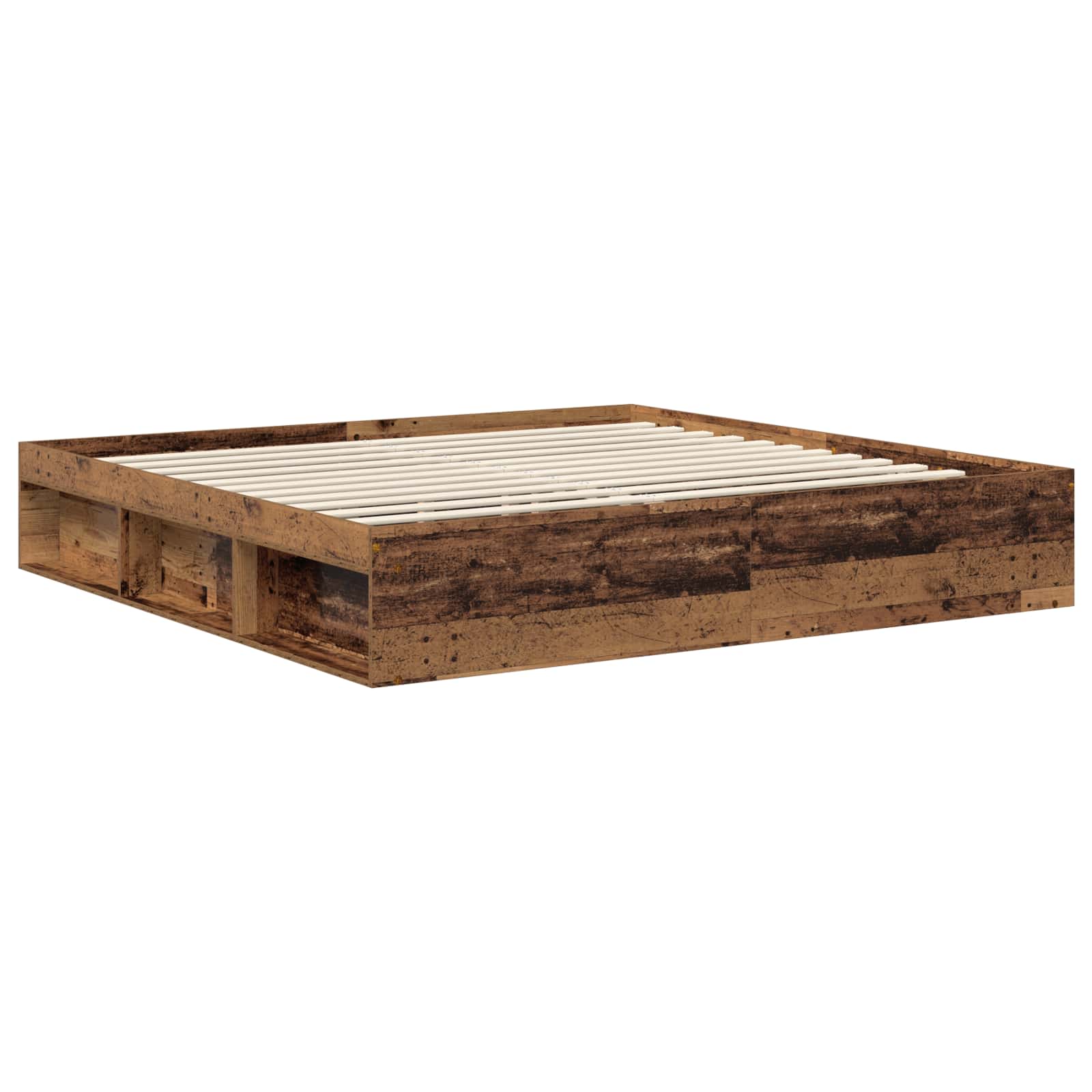 Struttura del letto con testiera Legno vecchio 200 x 200 cm 3407839