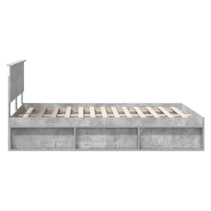 Struttura del letto Calcestruzzo 140 x 200 cm Legno multistrato 3407880