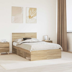 Struttura del letto Sonoma 120 x 200 cm Legno multistrato
