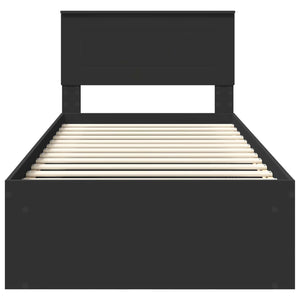 Struttura del letto Nero 90 x 190 cm Legno multistrato 3407923